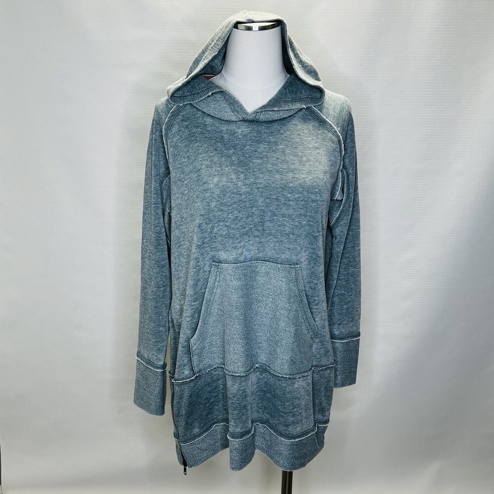 Evy’s Tree Womens Beachy Hoodie Tunic "THE ISIA" Sage Green Size XS